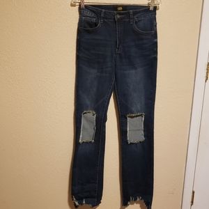 L&B Denim Distressed Jeans Size 4 Lucky &‎ Blessed